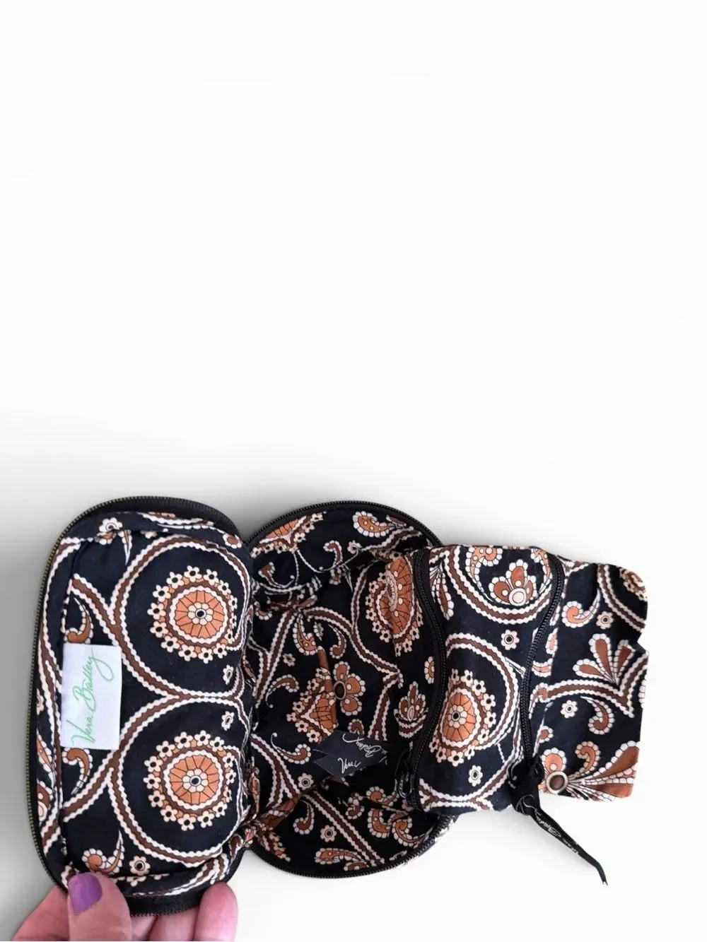 Vera Bradley “Cafe’ Latte” Jewelry Bag